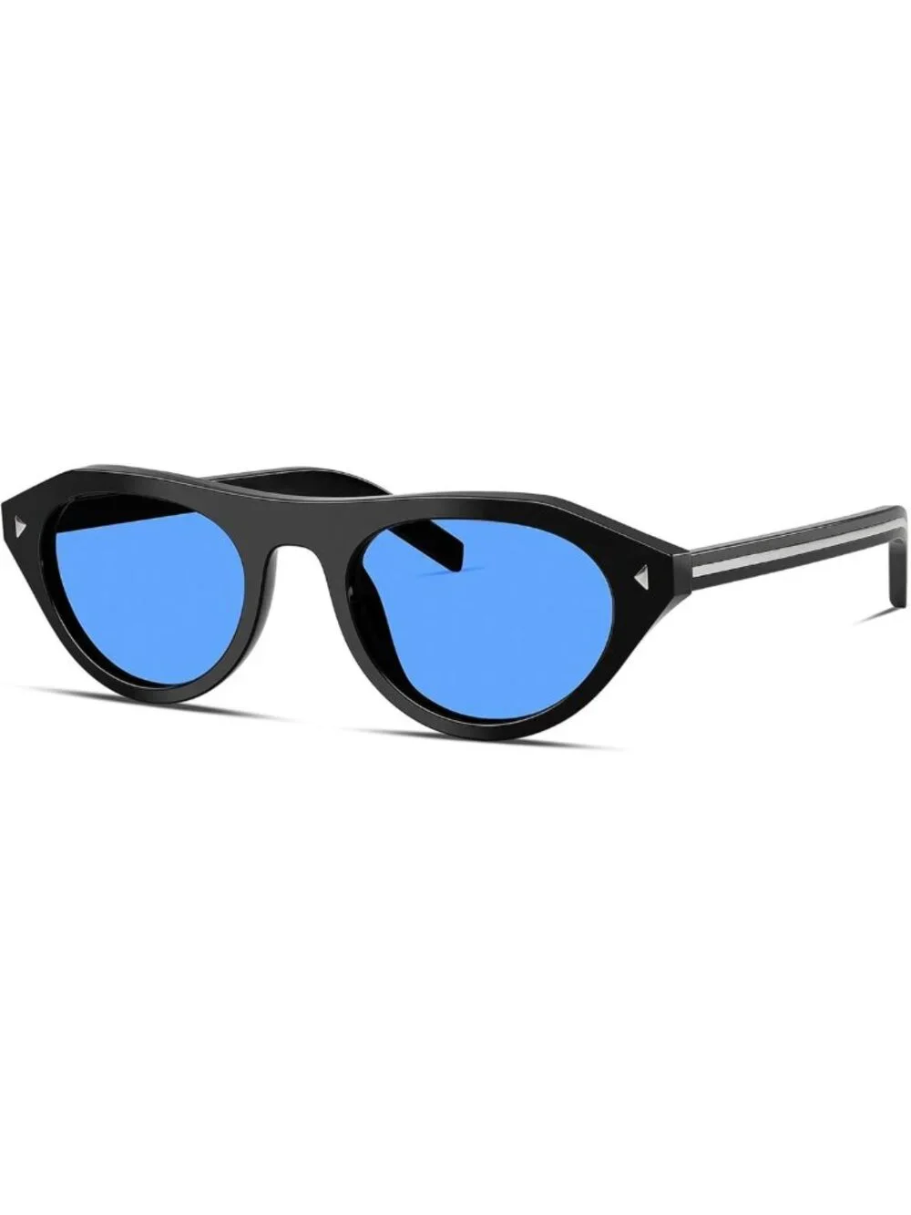 Trendy Retro Small Oval Cat Eye Sunglasses for Women & Men - Chic Vacation